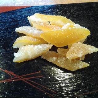 柑橘類の皮の砂糖菓子